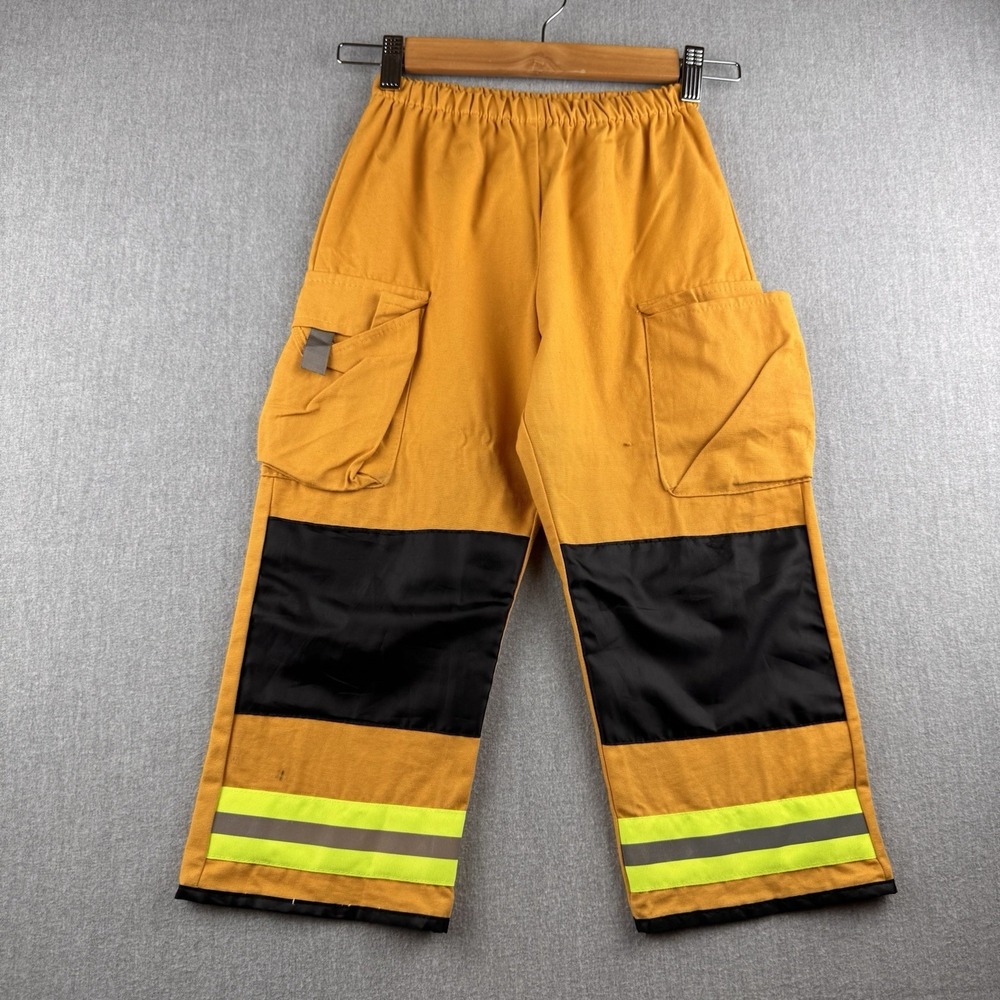 Teetot Firefighter Costume Kids Size 5-6 Fire Dept Dress Up Set Helmet Axe - Picture 5 of 16